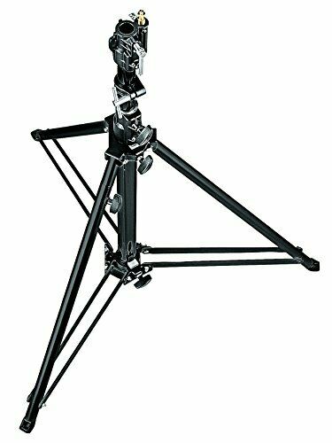 Manfrotto 070bu Black Follow Spot Stand With Leveling Leg - Special Order Only